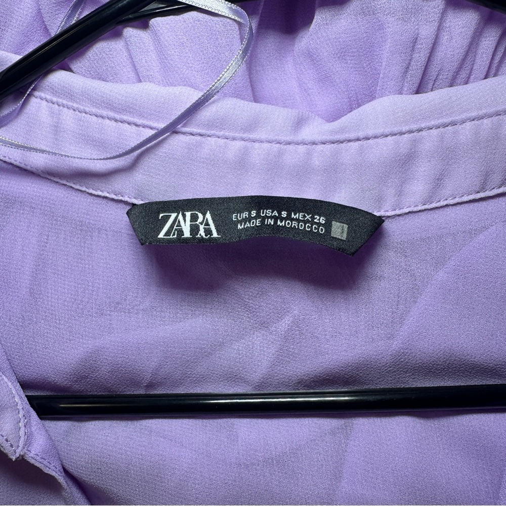 Zara Lavender Layered Mini Dress - Picture 6 of 6